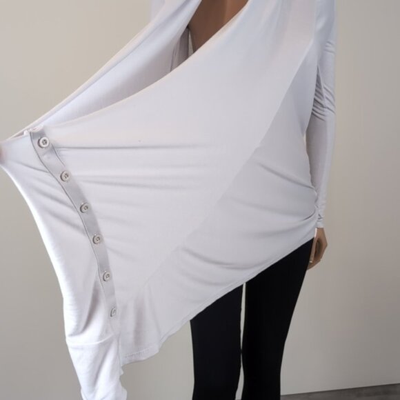 O'Neill Balance Wrap Cardigan Long Sleeve Buttoned Draped Spring Lightweight - Picture 11 of 15